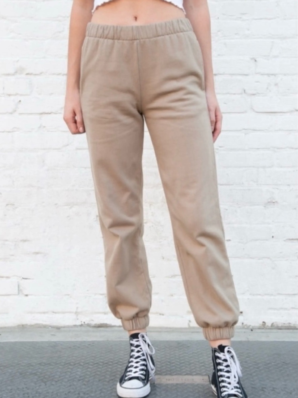 Taupe Brandy Melville sweatpants